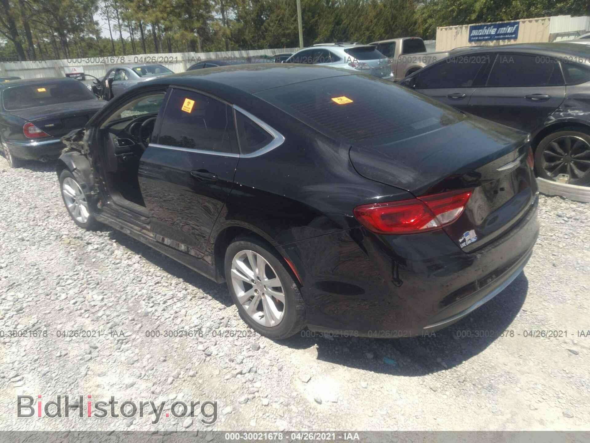 2016 CHRYSLER 200 - VIN: 1C3CCCAB5GN109111 - Фото 3