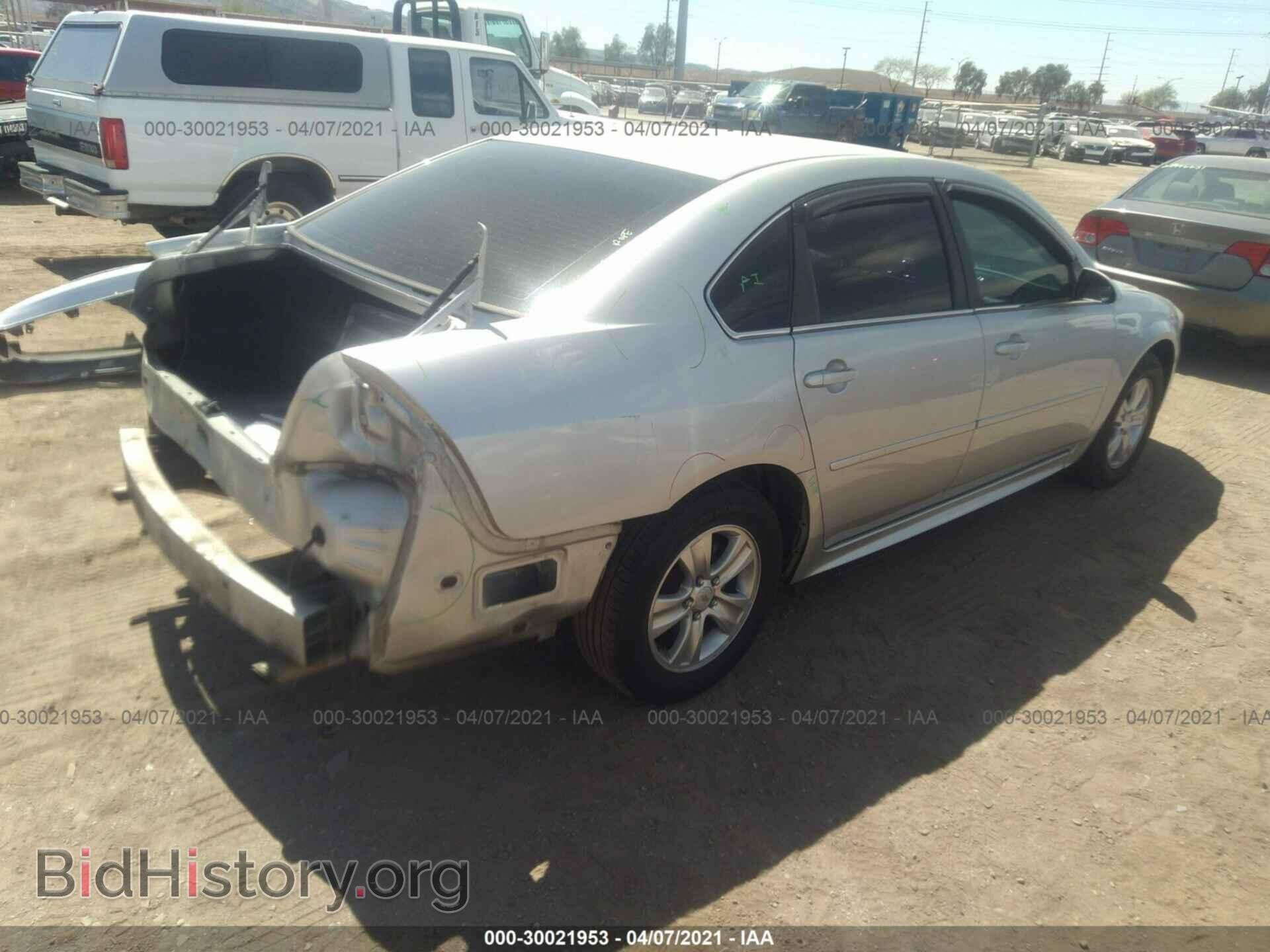 2013 CHEVROLET IMPALA - VIN: 2G1WF5E32D1234832 - Фото 4