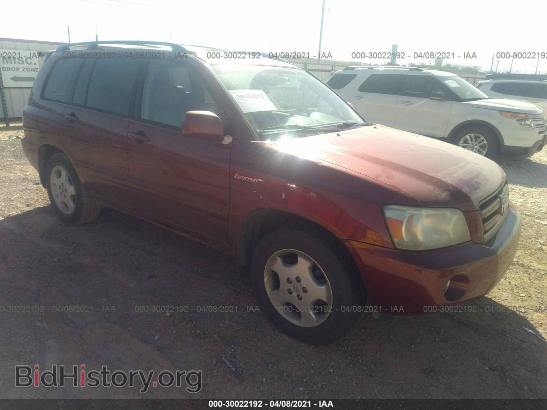 Фотография JTEDP21A760097668 - TOYOTA HIGHLANDER 2006