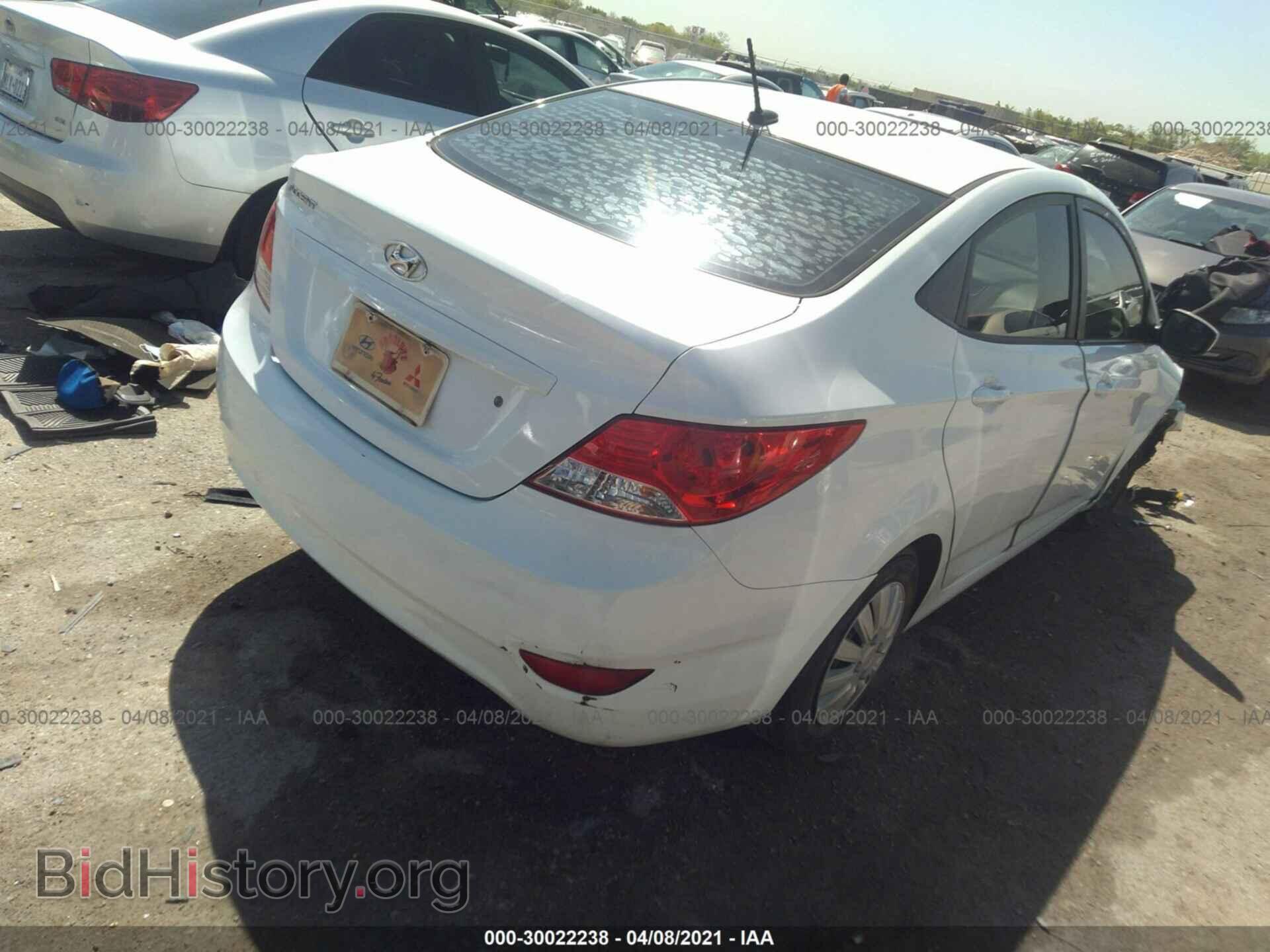 2014 HYUNDAI ACCENT - VIN: KMHCT4AE4EU760062 - Фото 4