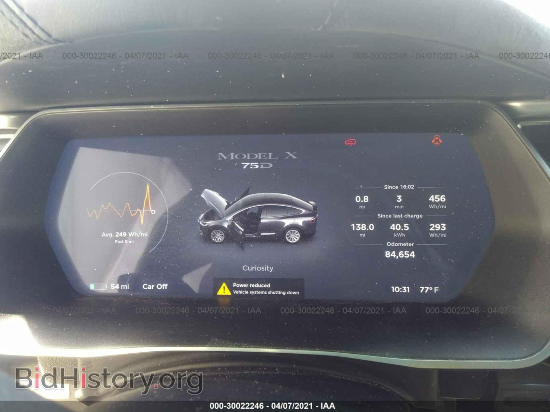2016 TESLA MODEL X - VIN: 5YJXCBE26GF022074 - Photo 7
