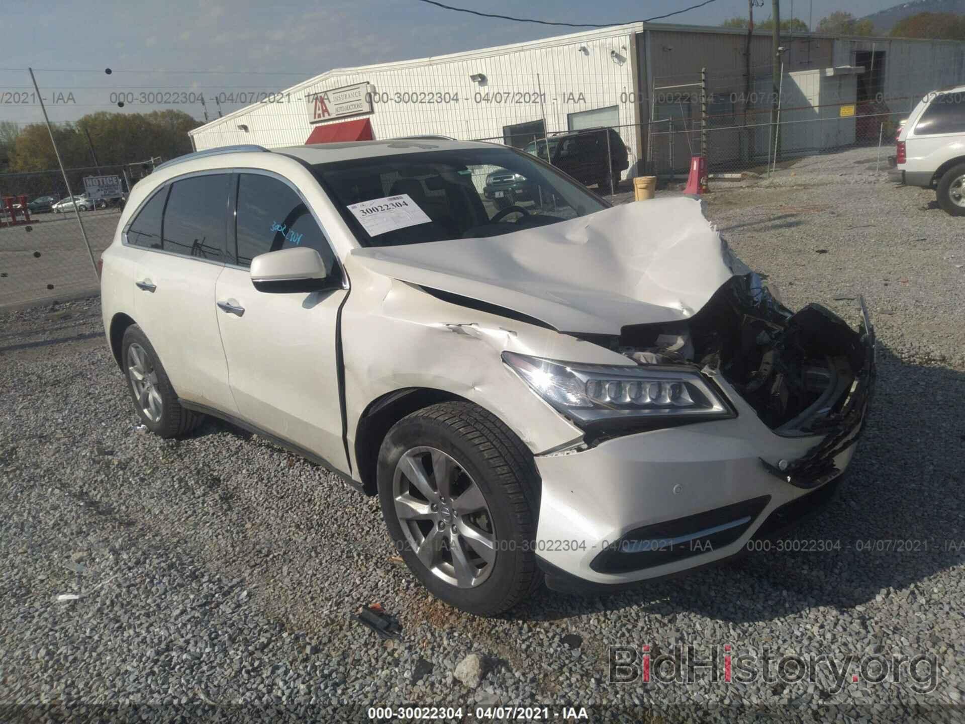 Фотография 5FRYD3H96GB004169 - ACURA MDX 2016