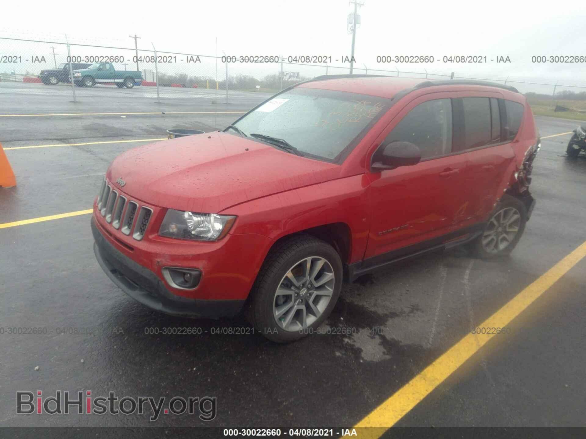 2016 JEEP COMPASS - VIN: 1C4NJCBA6GD711179 - Фото 2