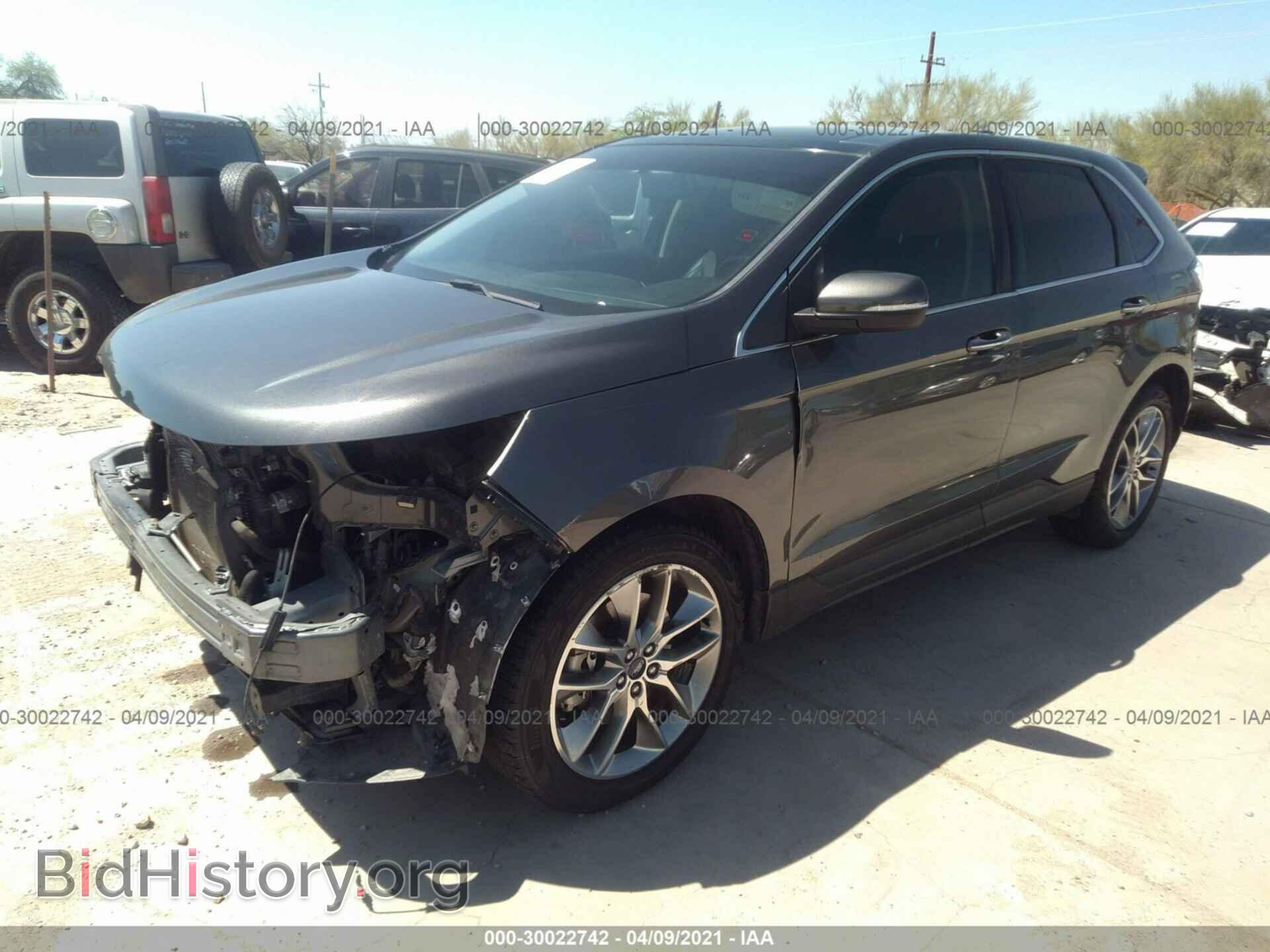 2015 FORD EDGE - VIN: 2FMPK4K86FBB92742 - Фото 2