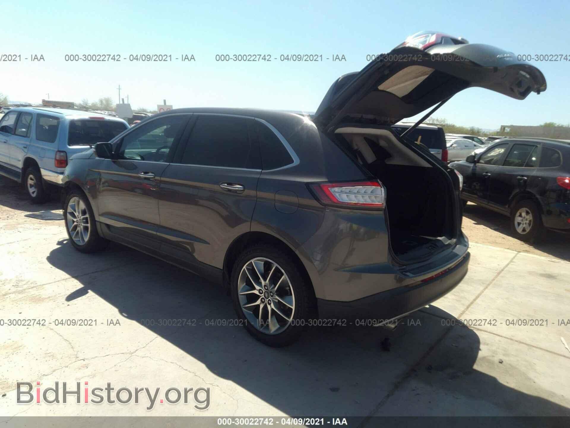 2015 FORD EDGE - VIN: 2FMPK4K86FBB92742 - Фото 3
