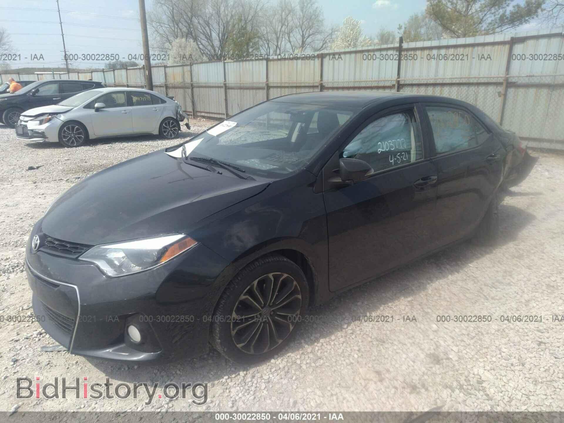 2014 TOYOTA COROLLA - VIN: 2T1BURHEXEC058745 - Photo 2