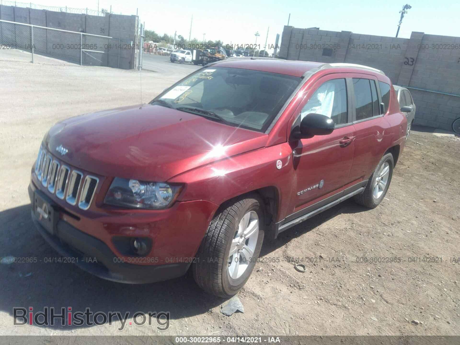 2015 JEEP COMPASS - VIN: 1C4NJDBB2FD438755 - Фото 2