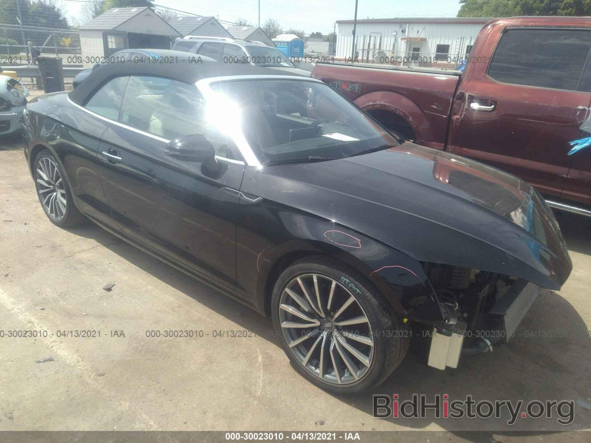 Photo WAU2NGF51JN016568 - AUDI A5 CABRIOLET 2018