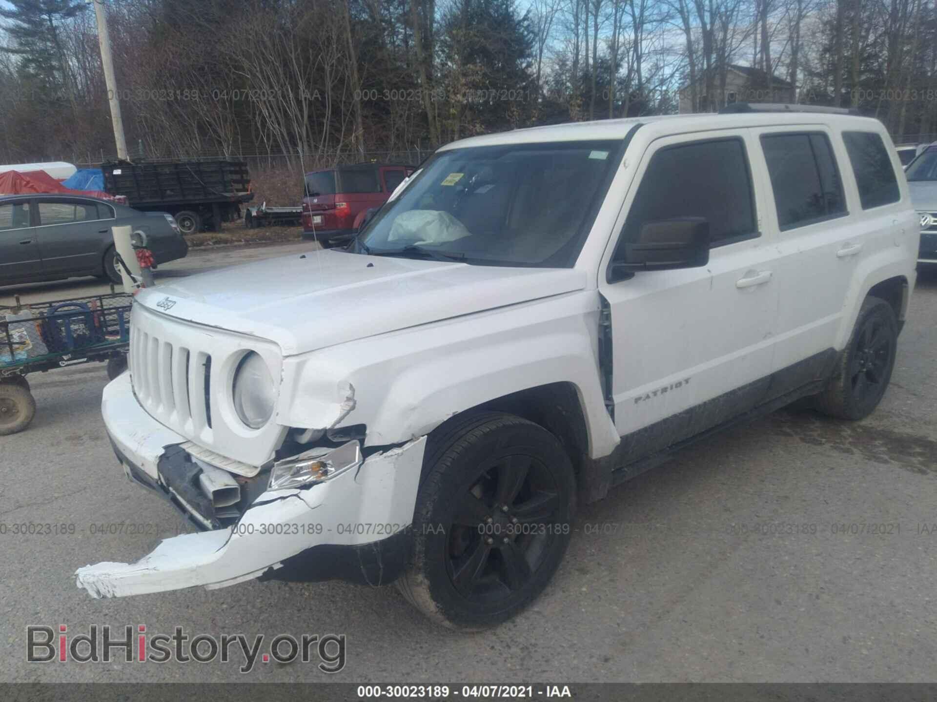 2012 JEEP PATRIOT - VIN: 1C4NJPFA0CD704563 - Фото 2