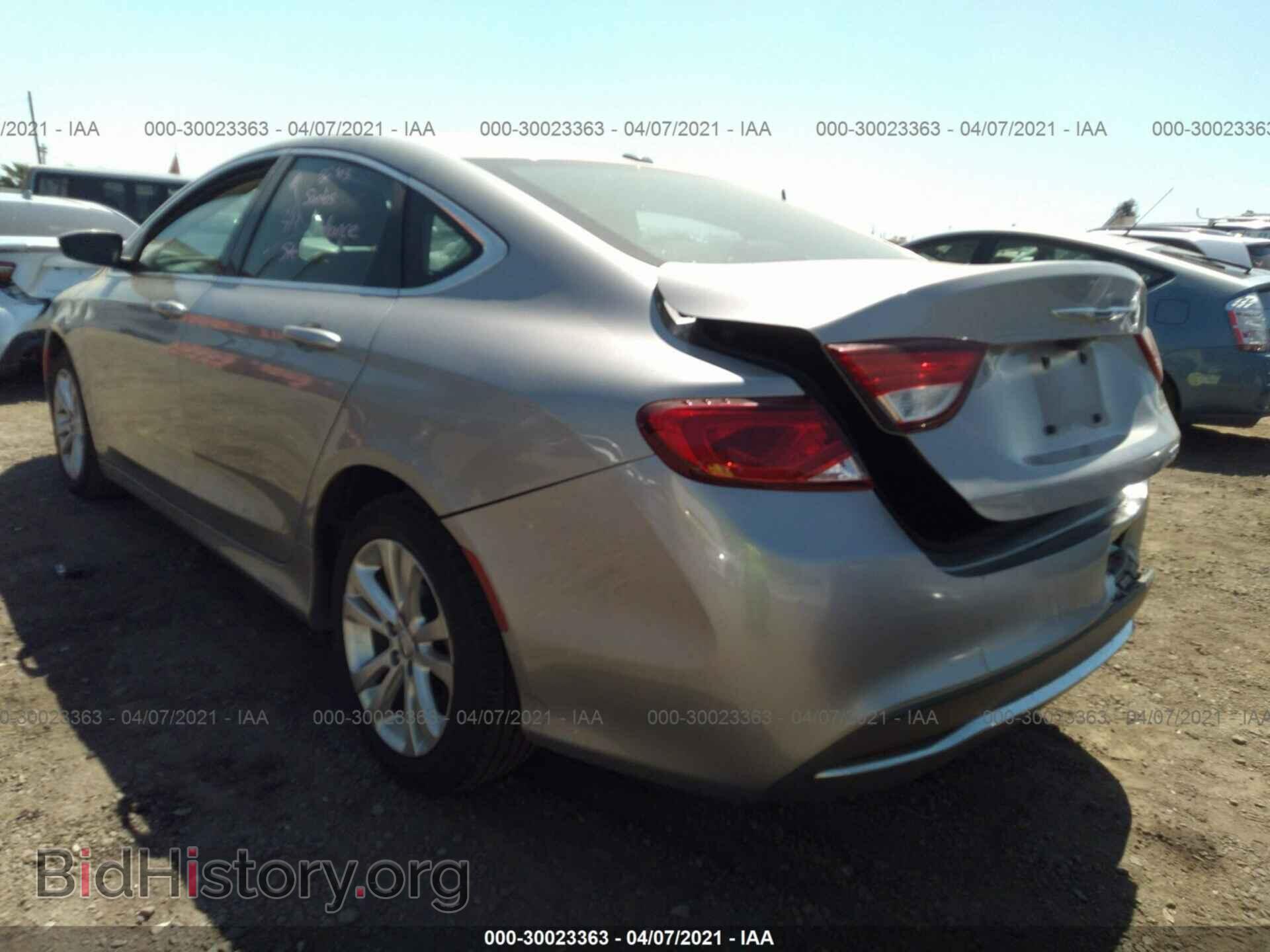 2015 CHRYSLER 200 - VIN: 1C3CCCAB8FN604076 - Фото 3