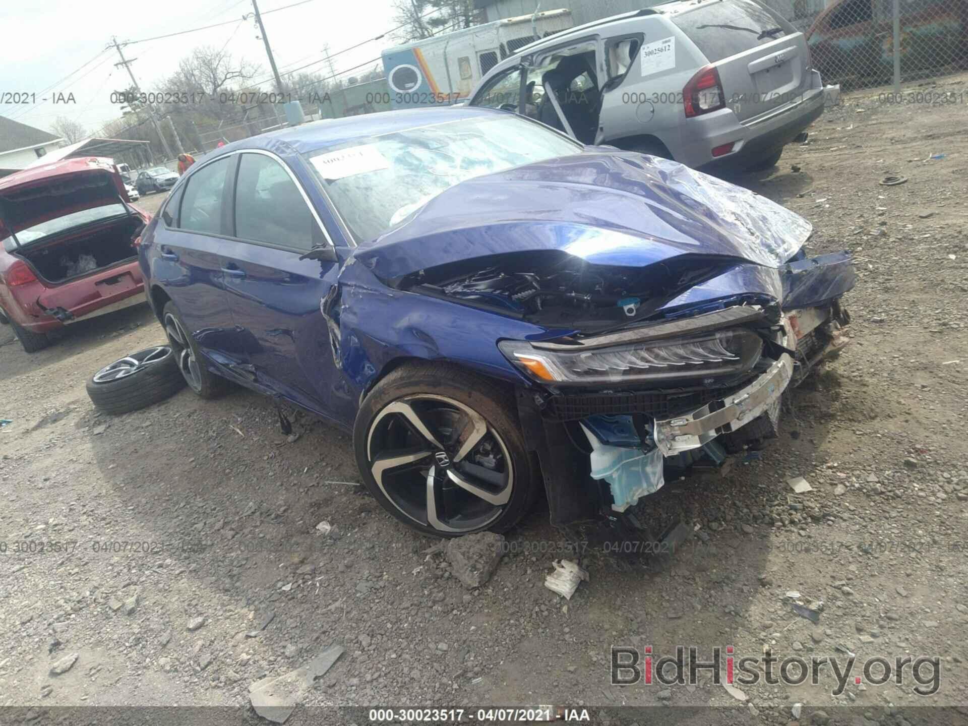 Photo 1HGCV1F33MA049832 - HONDA ACCORD SEDAN 2021