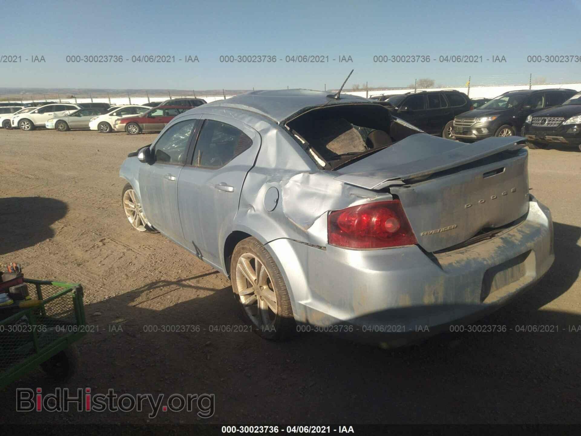 2013 DODGE AVENGER - VIN: 1C3CDZCG8DN717452 - Фото 3