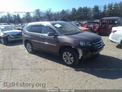 2014 Honda CR-V EX-L, brown — VIN 2HKRM4H7XEH657208, IAAI