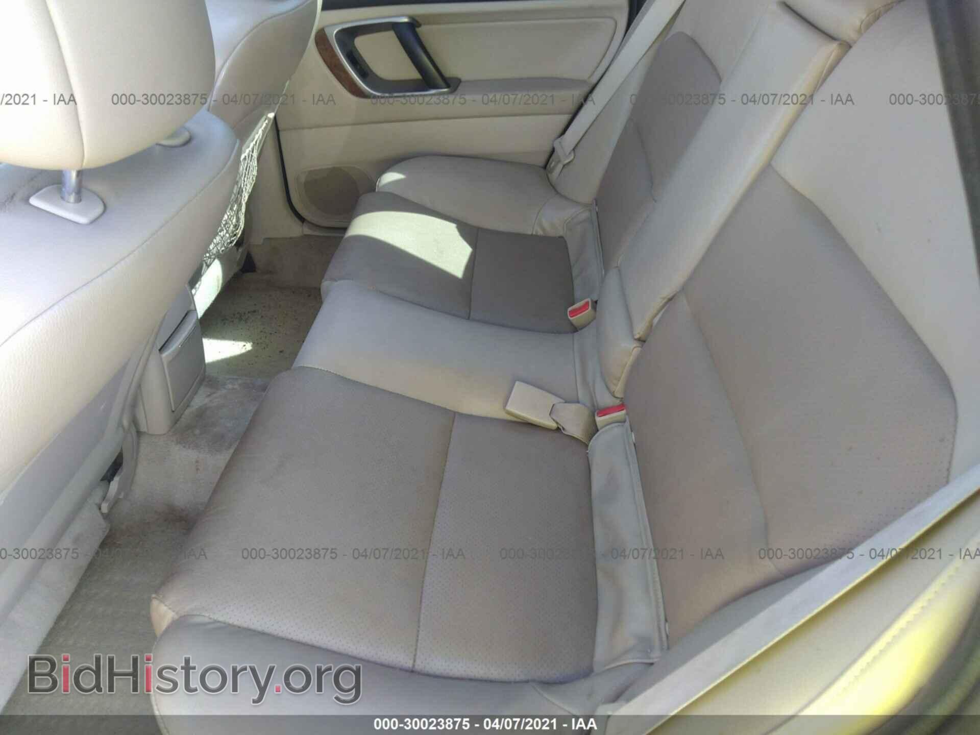 2008 SUBARU OUTBACK - VIN: 4S4BP86C384325343 - Фото 8