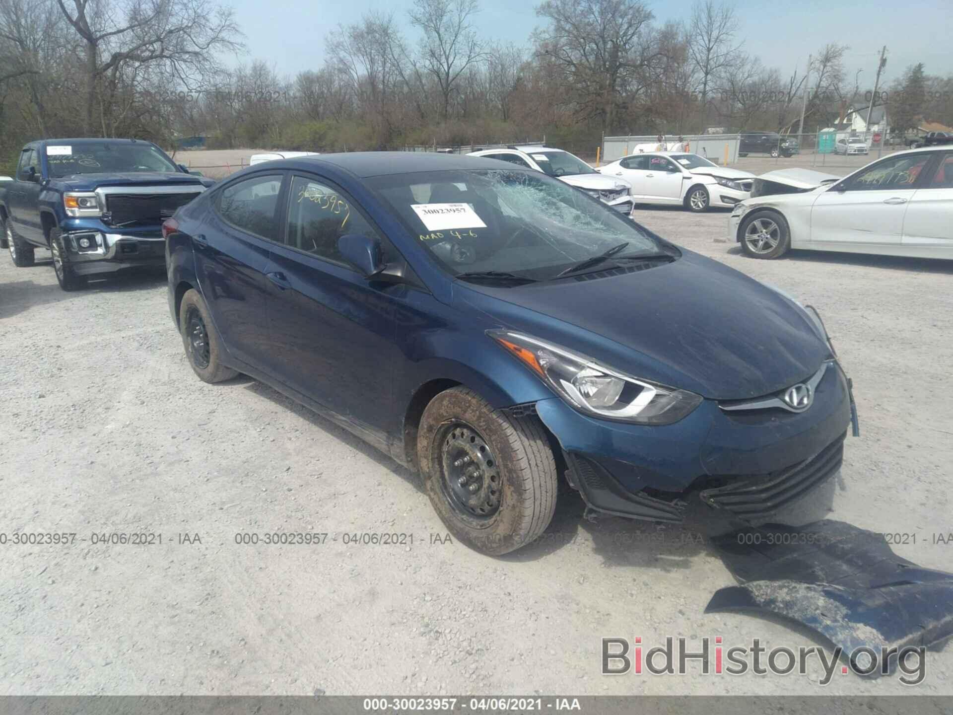 Фотография 5NPDH4AE2GH693047 - HYUNDAI ELANTRA 2016