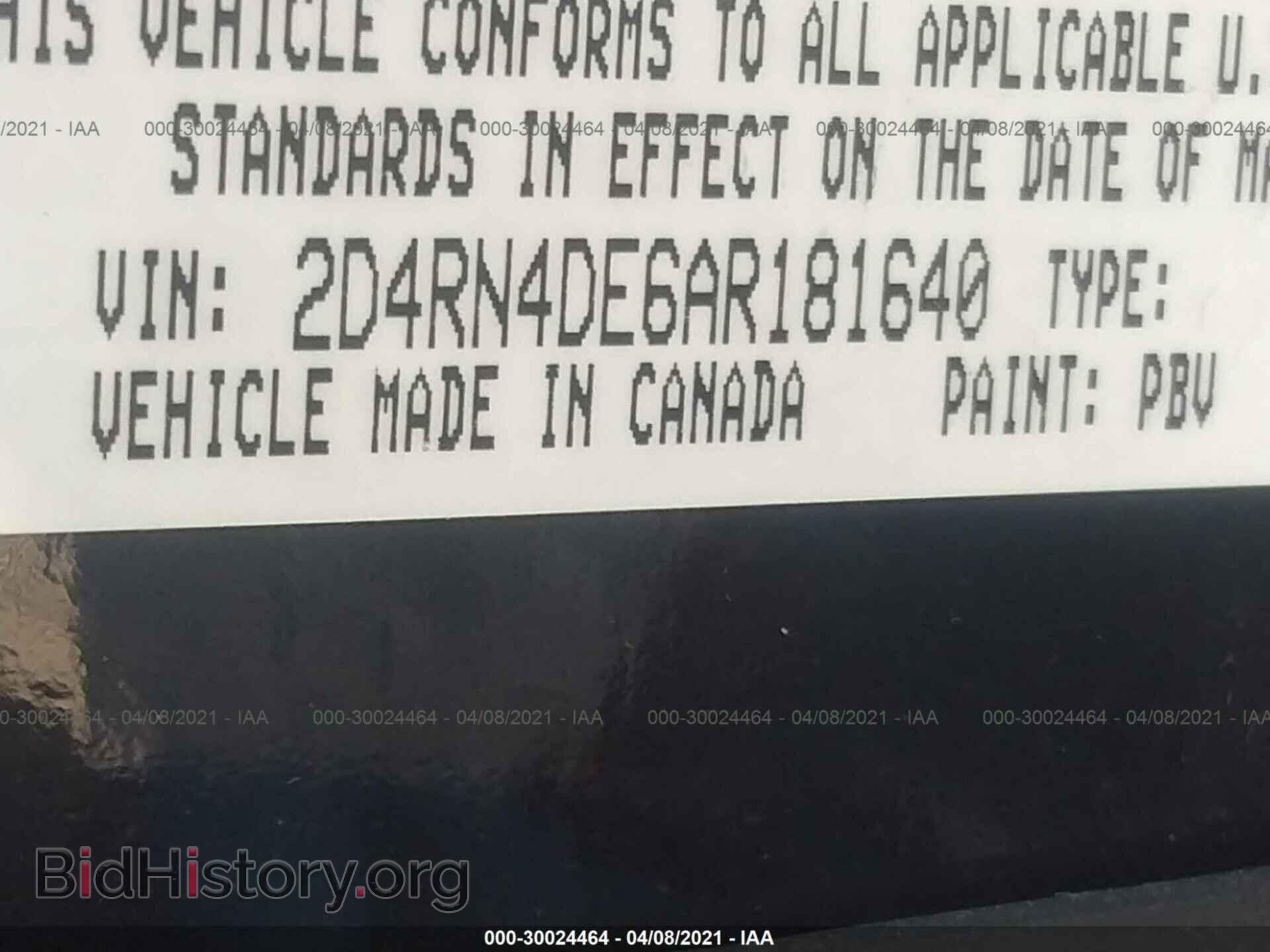 2010 DODGE GRAND CARAVAN - VIN: 2D4RN4DE6AR181640 - Фото 9