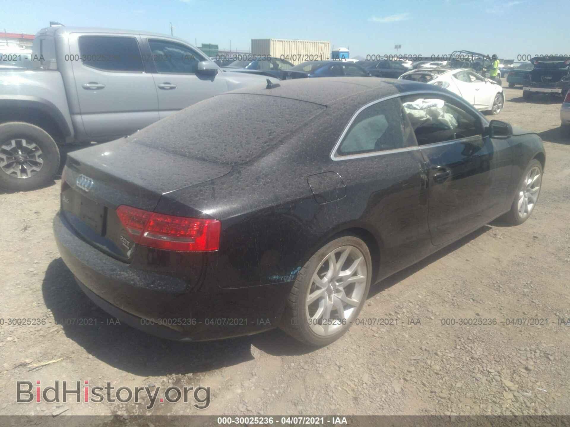 2012 AUDI A5 - VIN: WAULFAFR9CA004096 - Фото 4