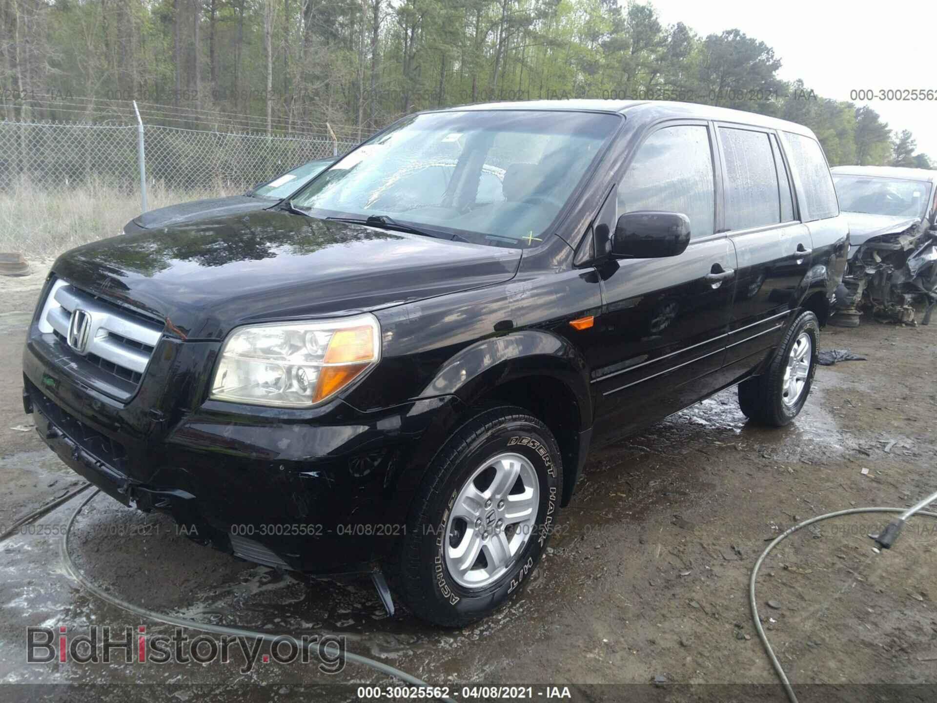 2007 HONDA PILOT - VIN: 2HKYF18167H507101 - Фото 2