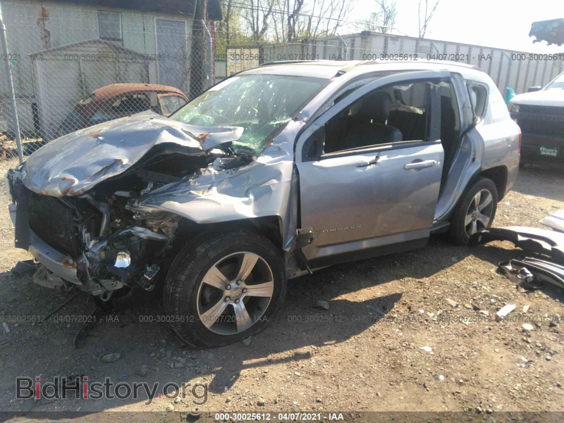 2017 JEEP COMPASS - VIN: 1C4NJDEB2HD177772 - Фото 2