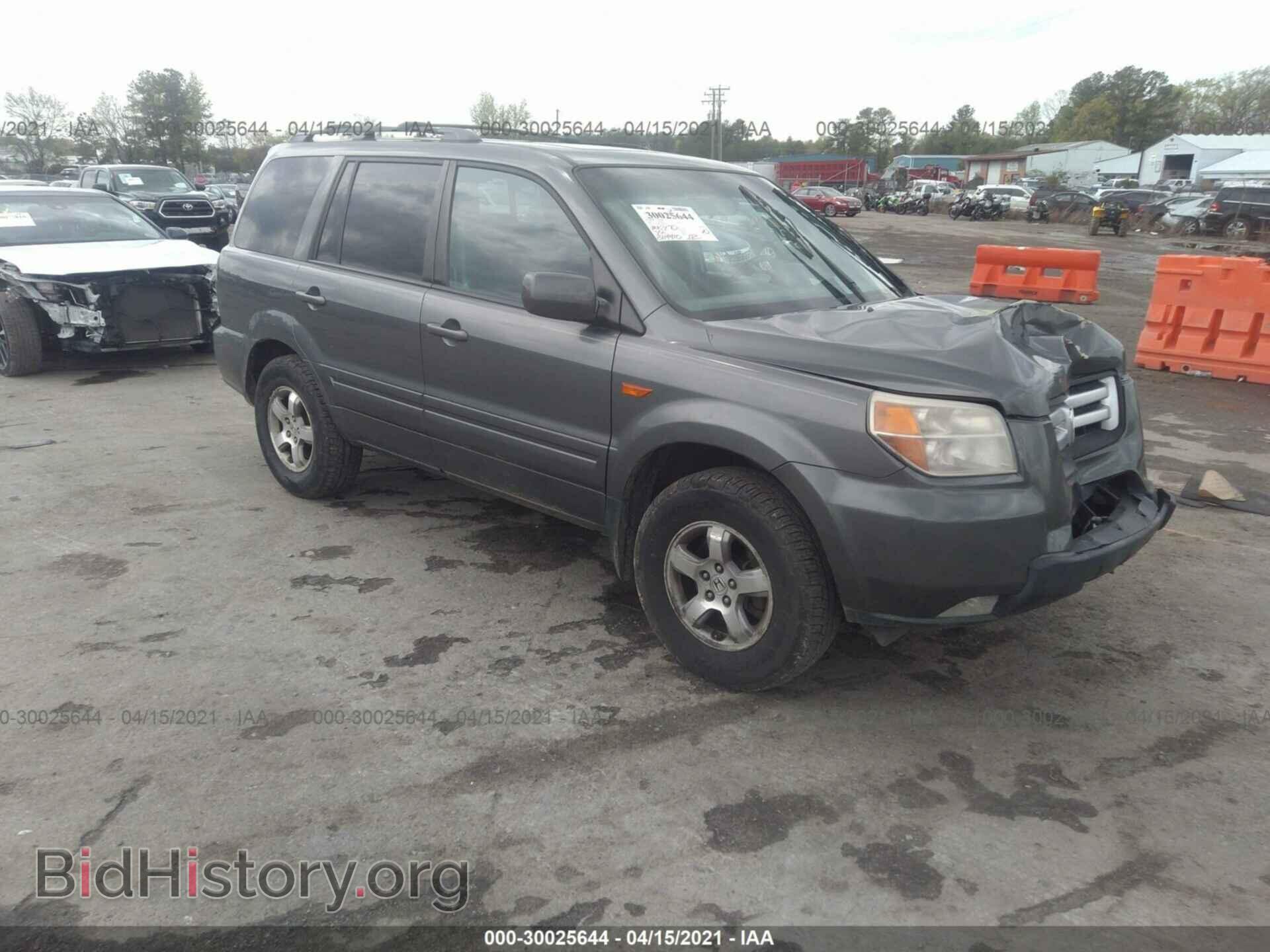 Photo 5FNYF28587B044143 - HONDA PILOT 2007