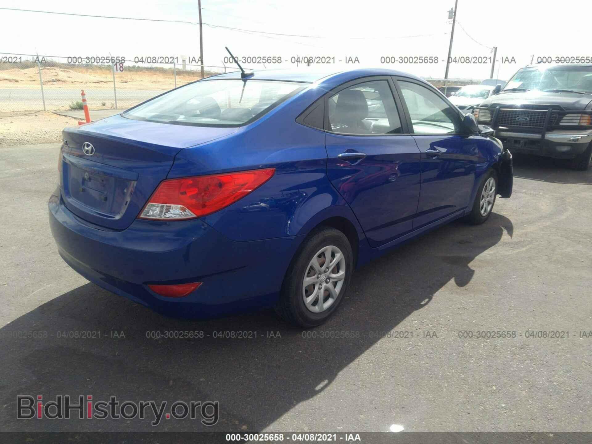 2013 HYUNDAI ACCENT - VIN: KMHCT4AE9DU362120 - Фото 4