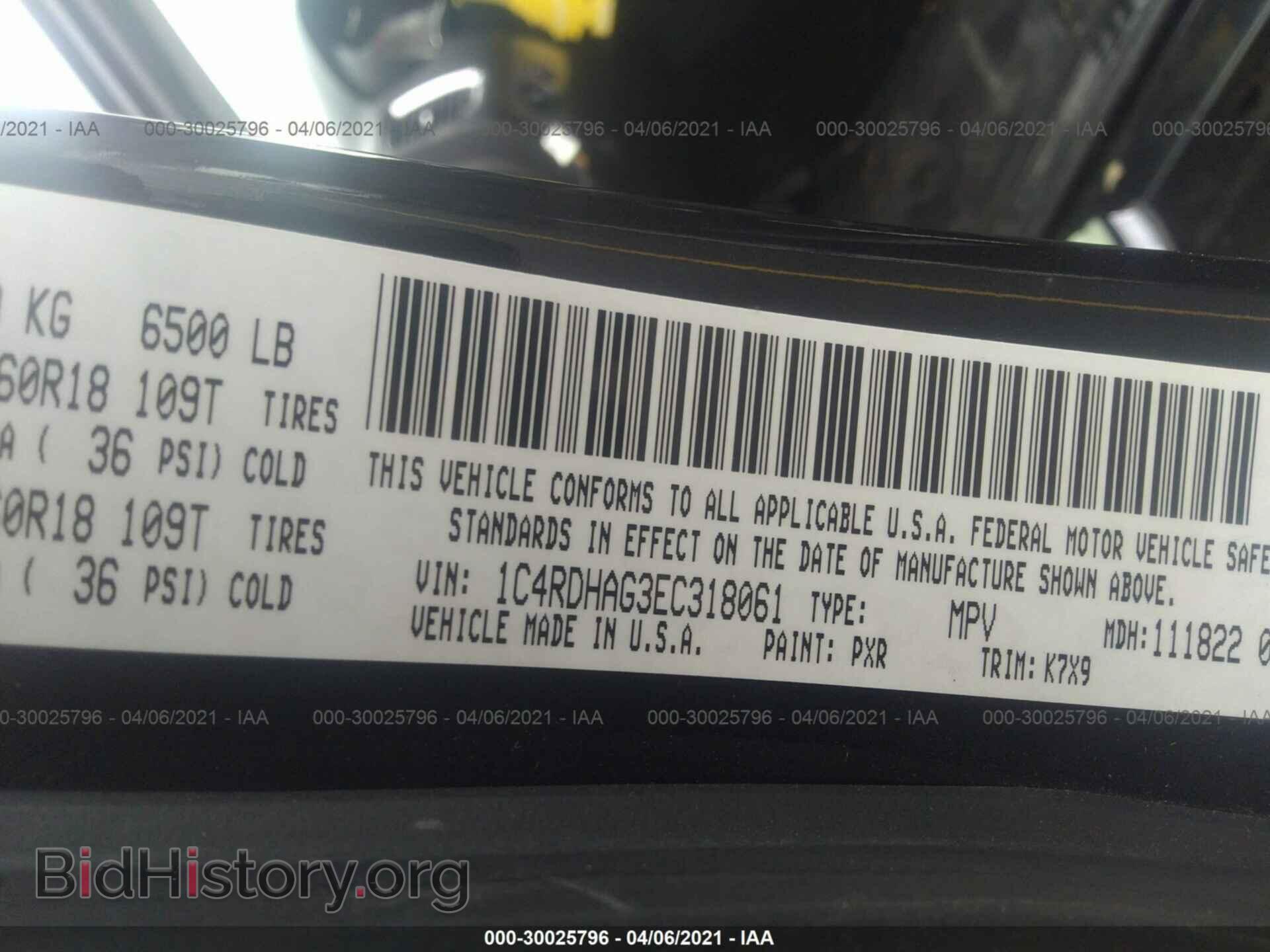 2014 DODGE DURANGO - VIN: 1C4RDHAG3EC318061 - Фото 9