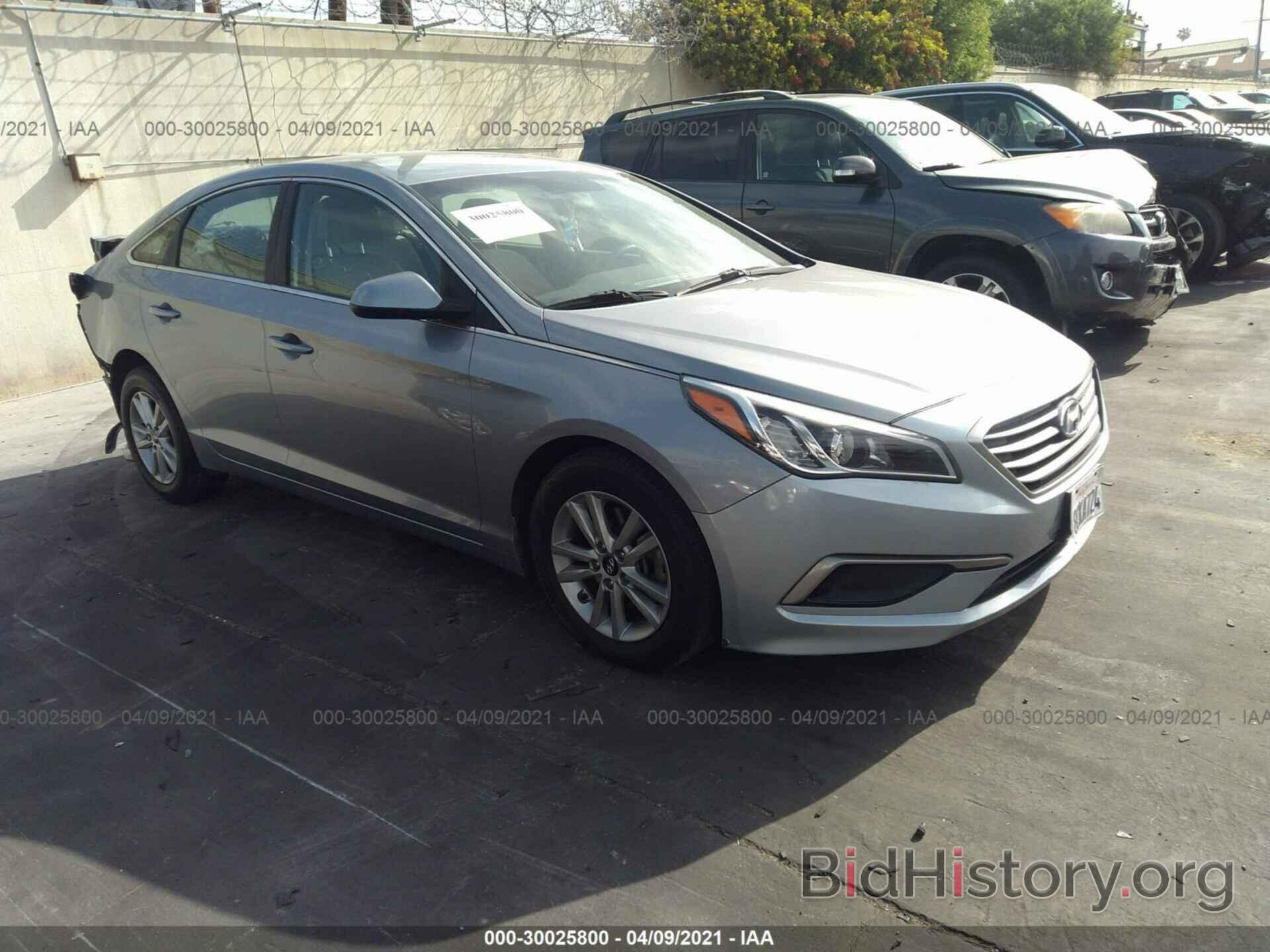 Photo 5NPE24AF1GH330348 - HYUNDAI SONATA 2016