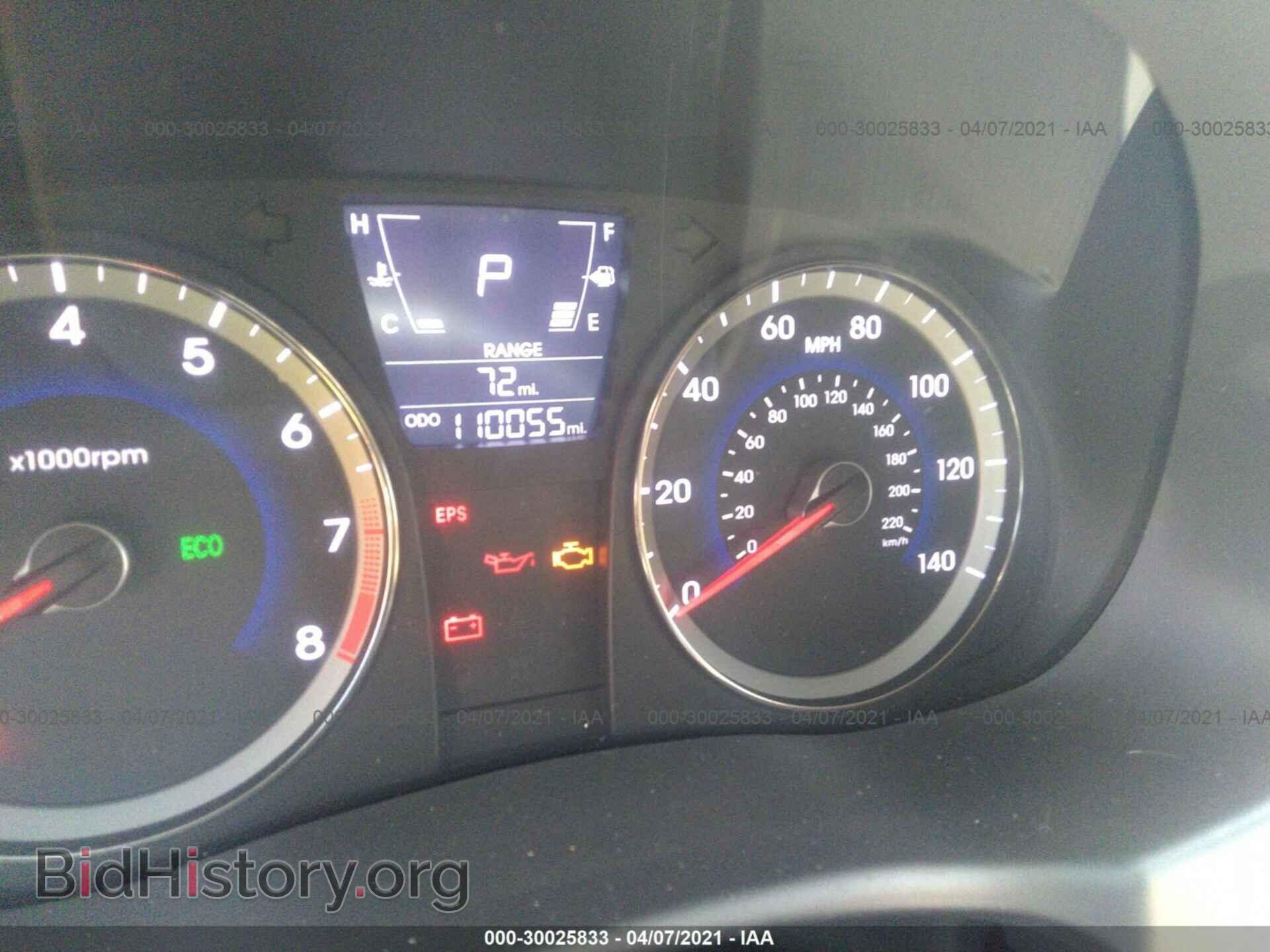 2012 HYUNDAI ACCENT - VIN: KMHCU5AE1CU041013 - Фото 7