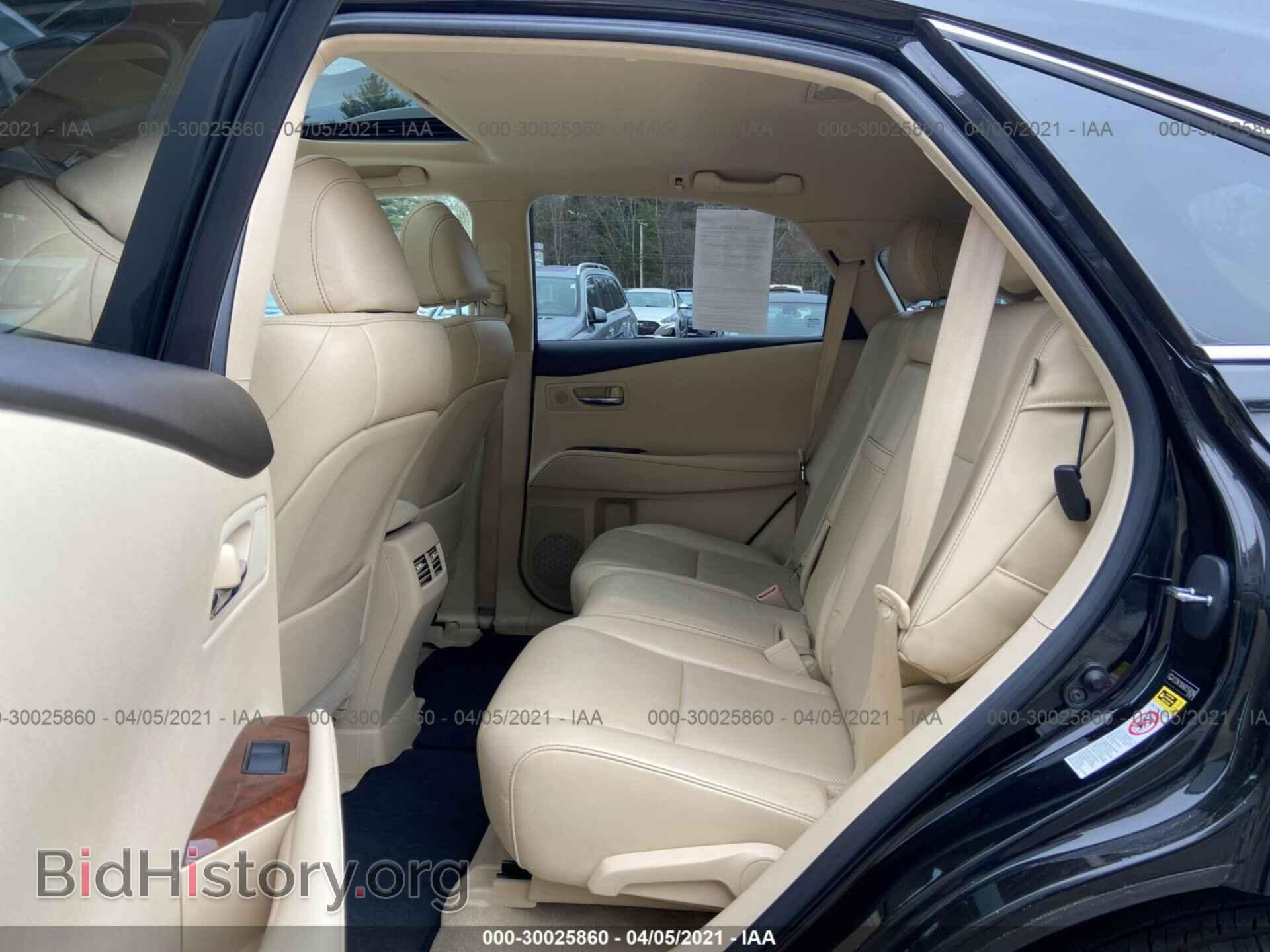 2013 LEXUS RX 350 - VIN: 2T2BK1BA4DC158296 - Фото 8
