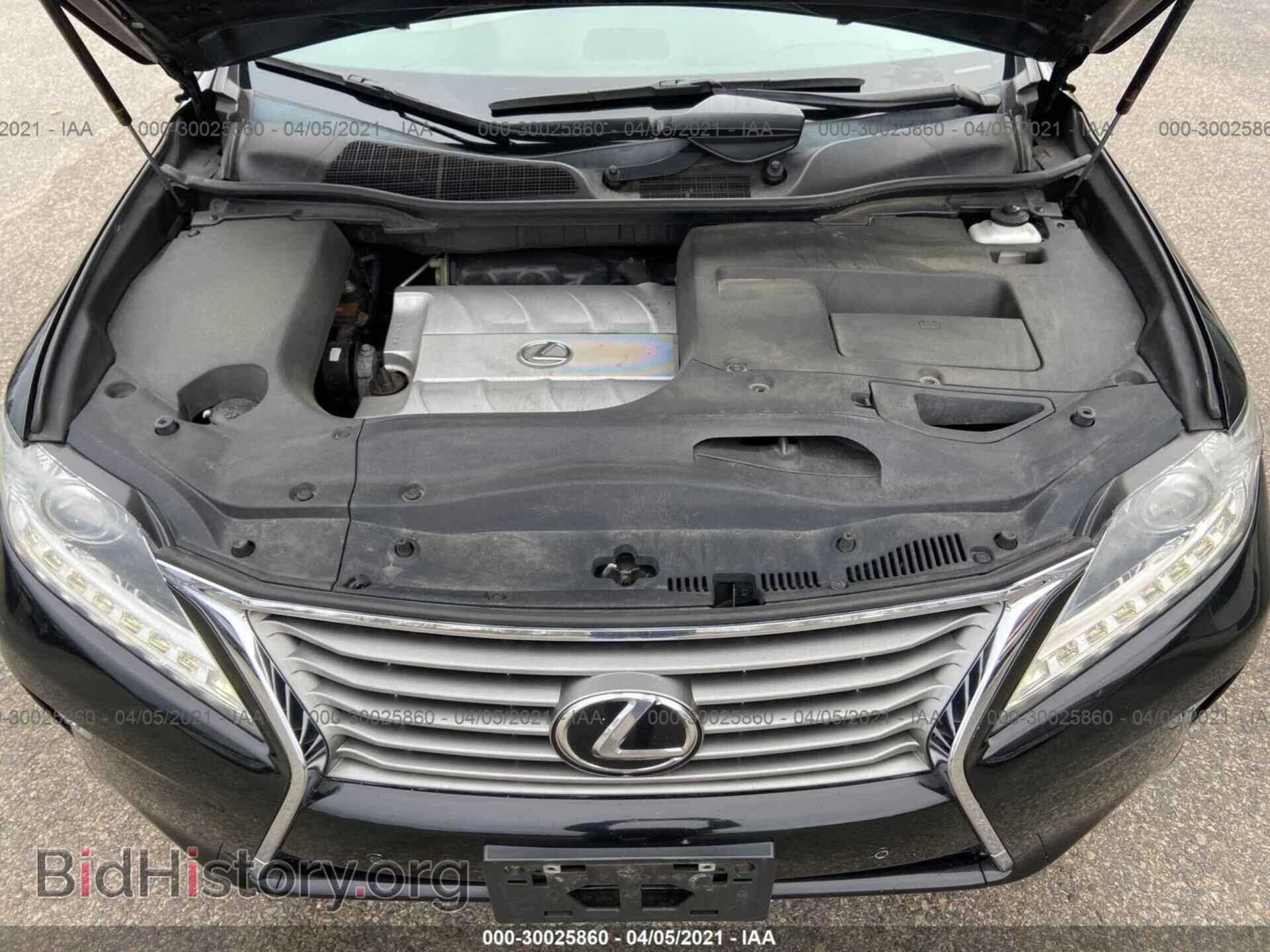 2013 LEXUS RX 350 - VIN: 2T2BK1BA4DC158296 - Фото 10