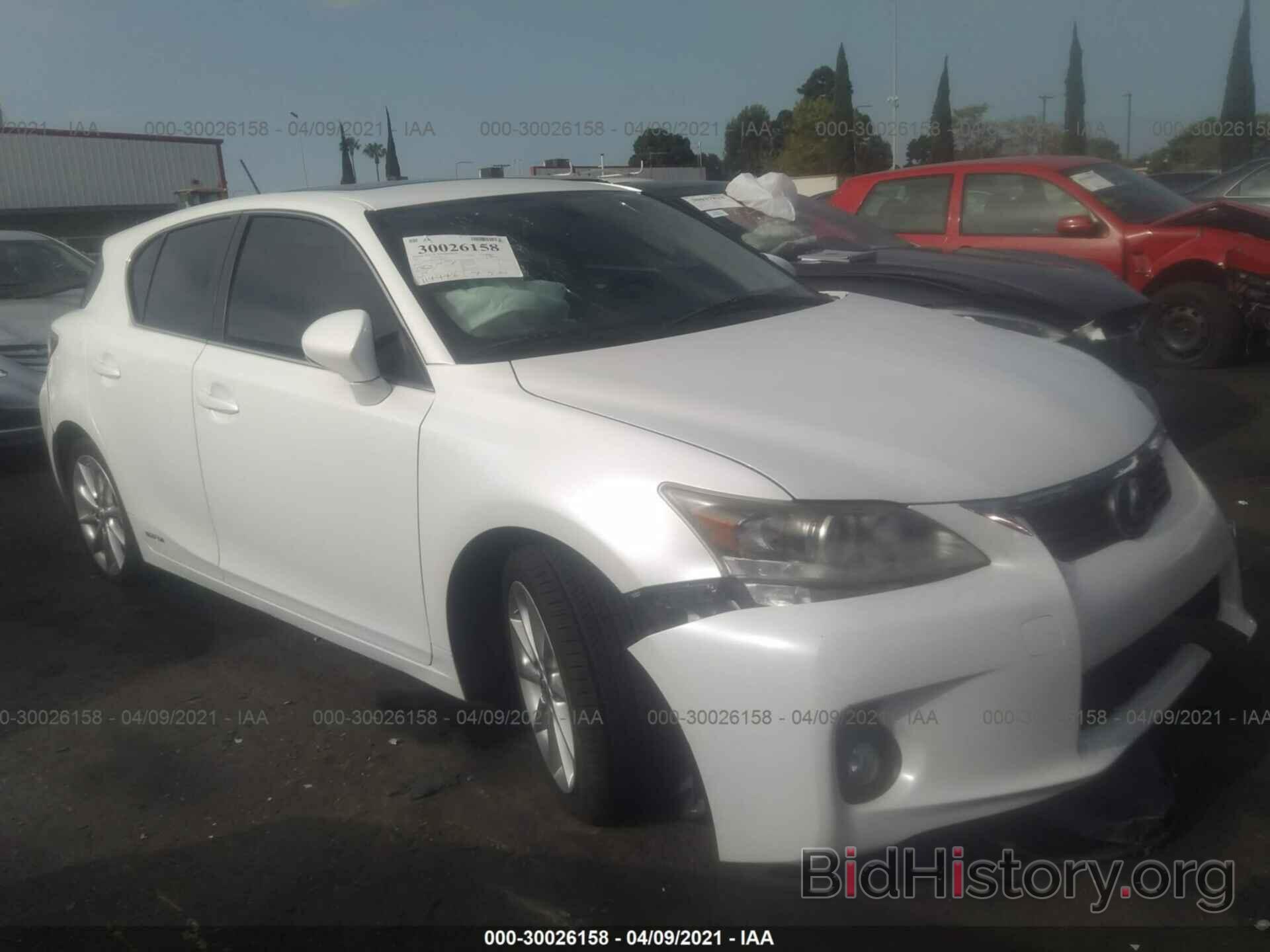 Photo JTHKD5BH6D2130189 - LEXUS CT 200H 2013