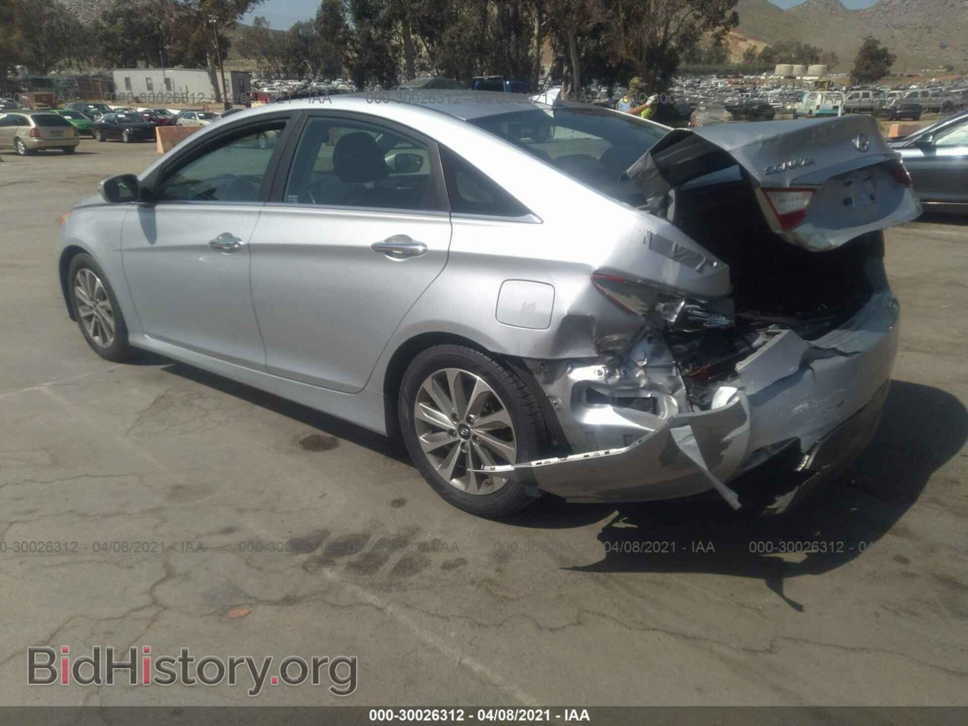 2014 HYUNDAI SONATA - VIN: 5NPEC4AC2EH882697 - Фото 3