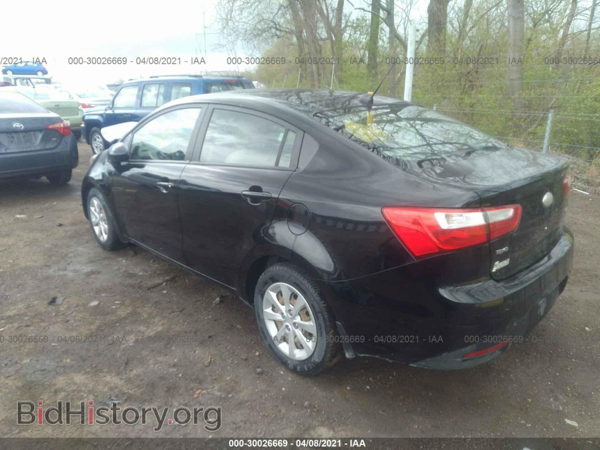 2013 KIA RIO - VIN: KNADM4A34D6281340 - Фото 3