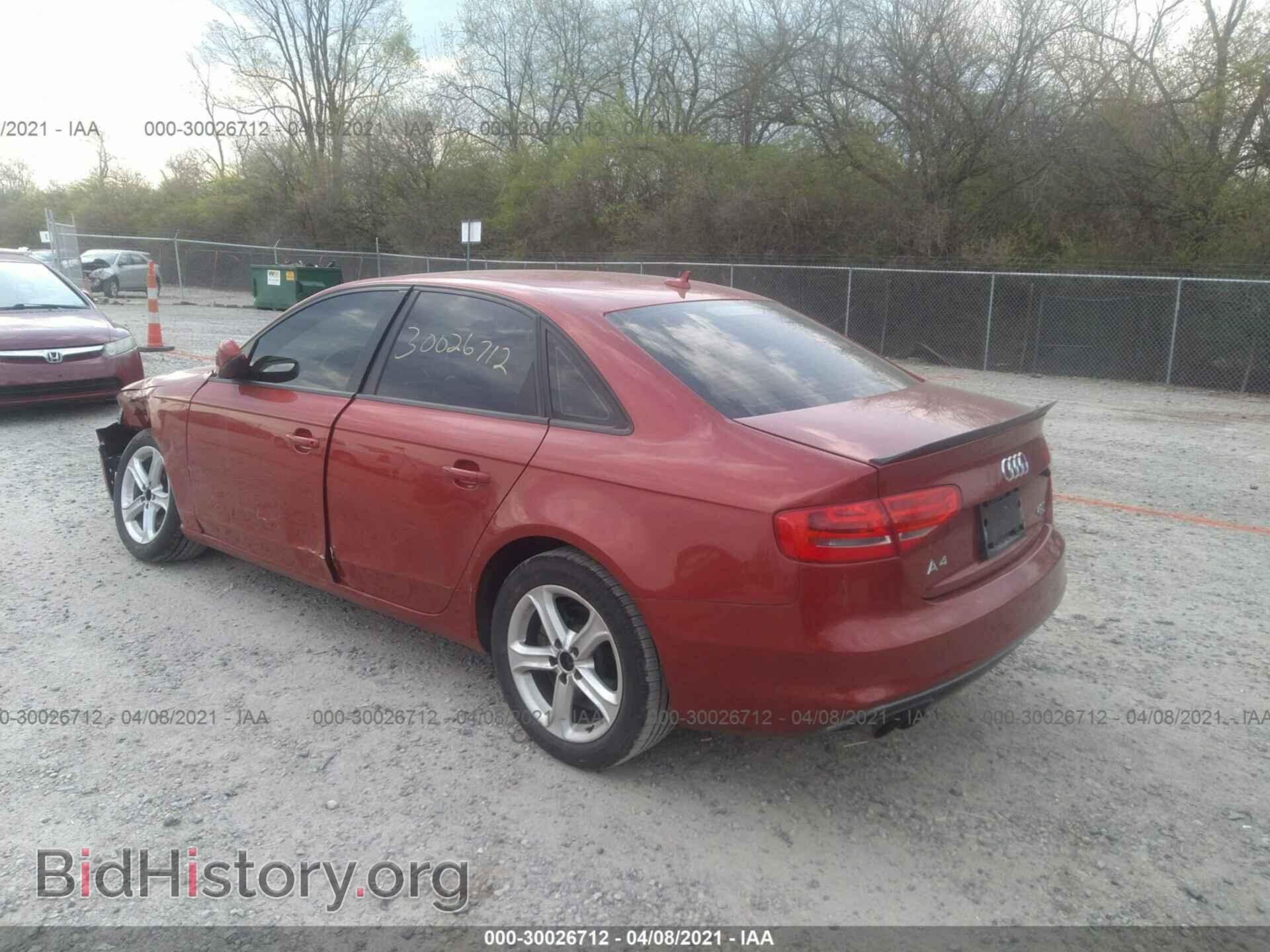 2013 AUDI A4 - VIN: WAUDFAFL2DA140877 - Фото 3