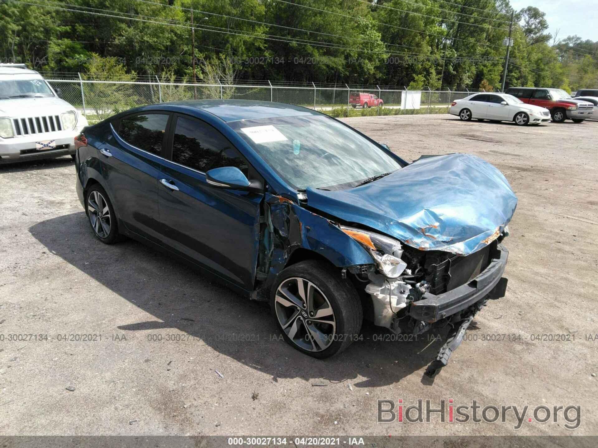 Photo KMHDH4AE7EU123446 - HYUNDAI ELANTRA 2014