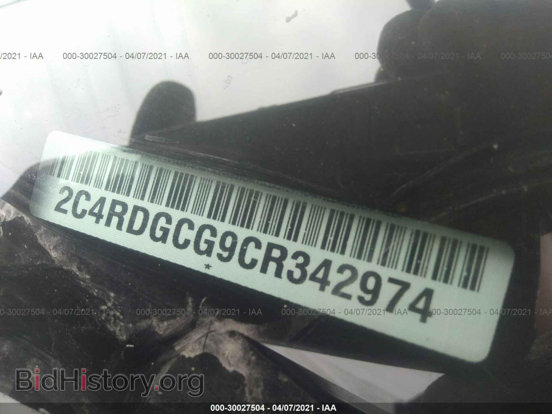 2012 DODGE GRAND CARAVAN - VIN: 2C4RDGCG9CR342974 - Фото 9