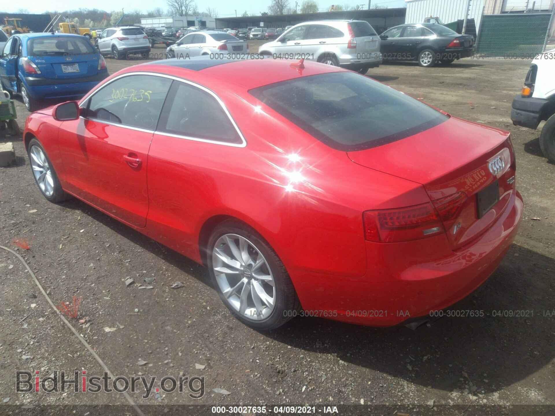 2013 AUDI A5 - VIN: WAULFAFR2DA039497 - Фото 3
