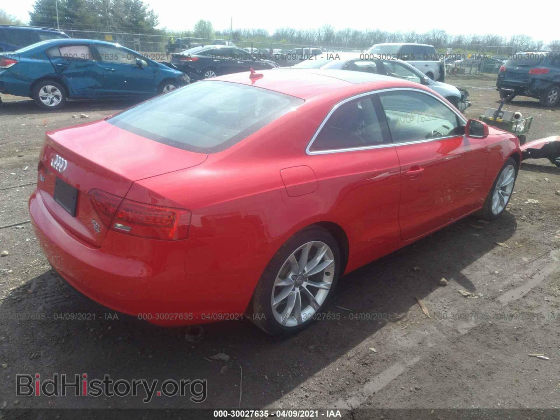 2013 AUDI A5 - VIN: WAULFAFR2DA039497 - Фото 4