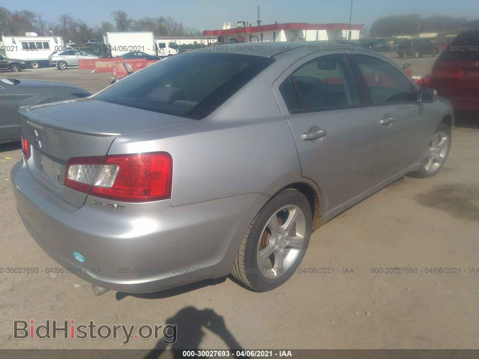 2009 MITSUBISHI GALANT - VIN: 4A3AB36F09E004297 - Фото 4