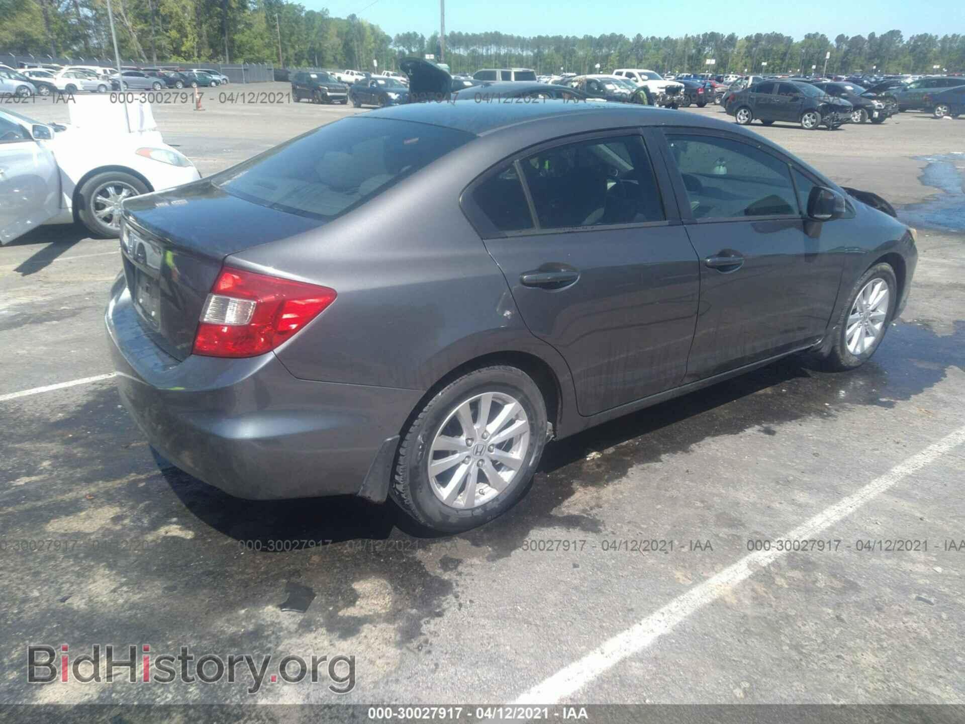 2012 HONDA CIVIC SDN - VIN: 2HGFB2F86CH508861 - Фото 4