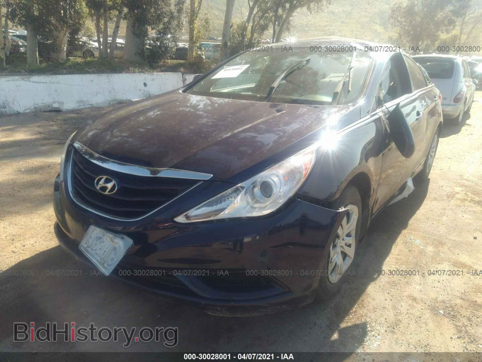 2012 HYUNDAI SONATA - VIN: 5NPEB4AC4CH436616 - Фото 2