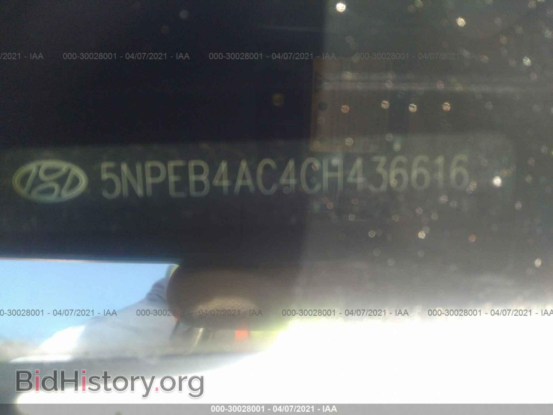 2012 HYUNDAI SONATA - VIN: 5NPEB4AC4CH436616 - Фото 9