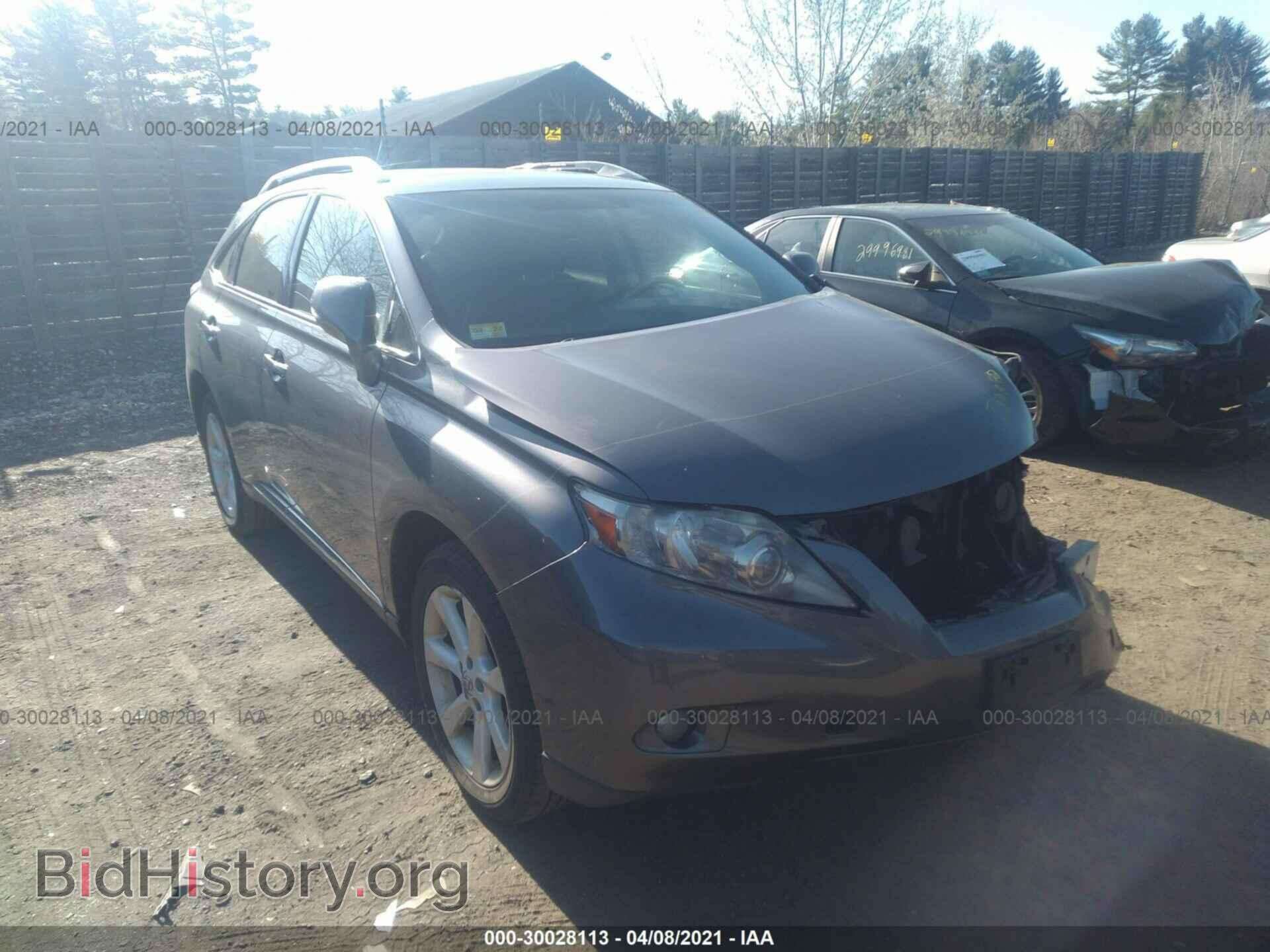 Фотография 2T2BK1BA4CC126379 - LEXUS RX 350 2012