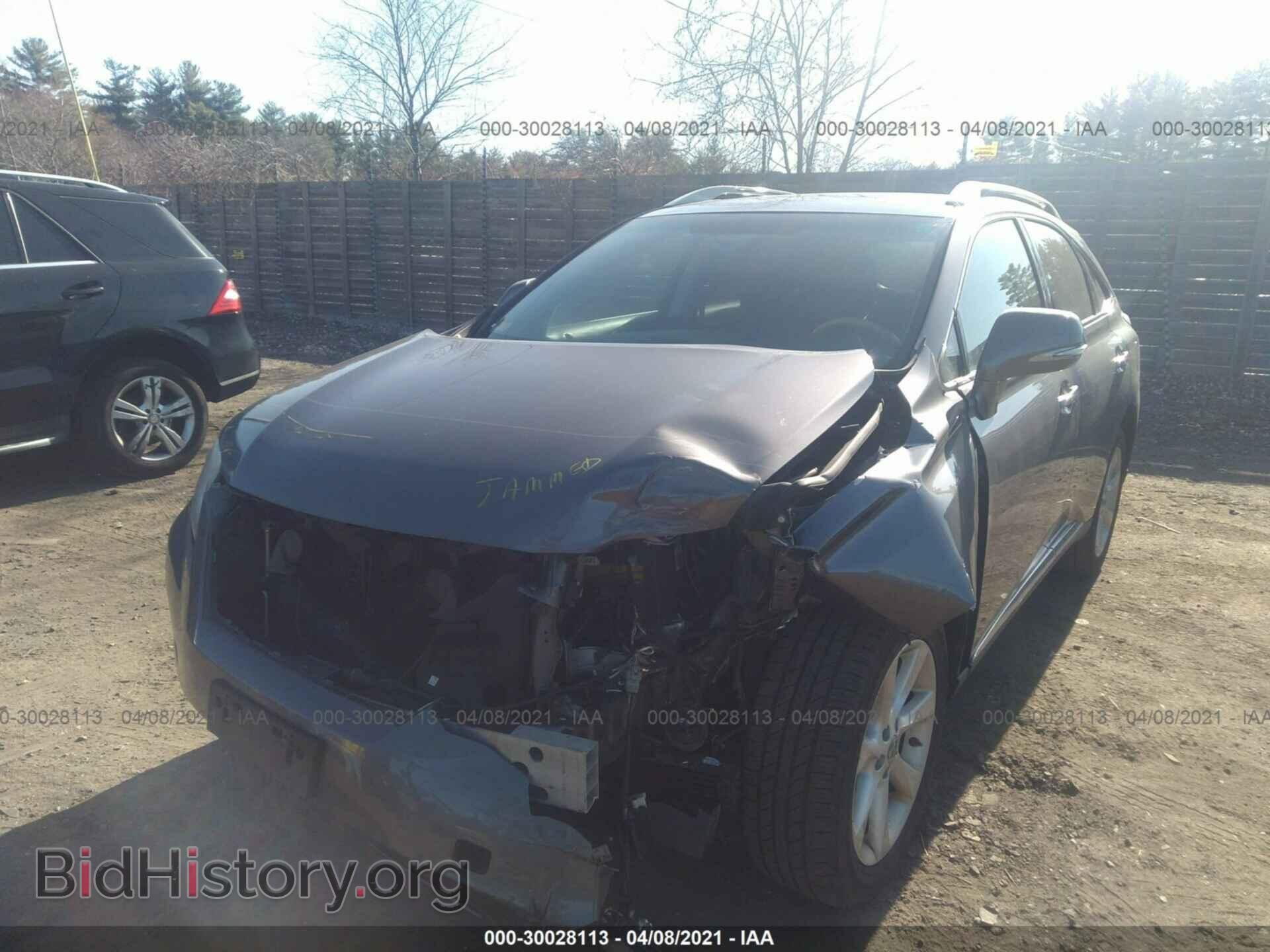 2012 LEXUS RX 350 - VIN: 2T2BK1BA4CC126379 - Фото 2