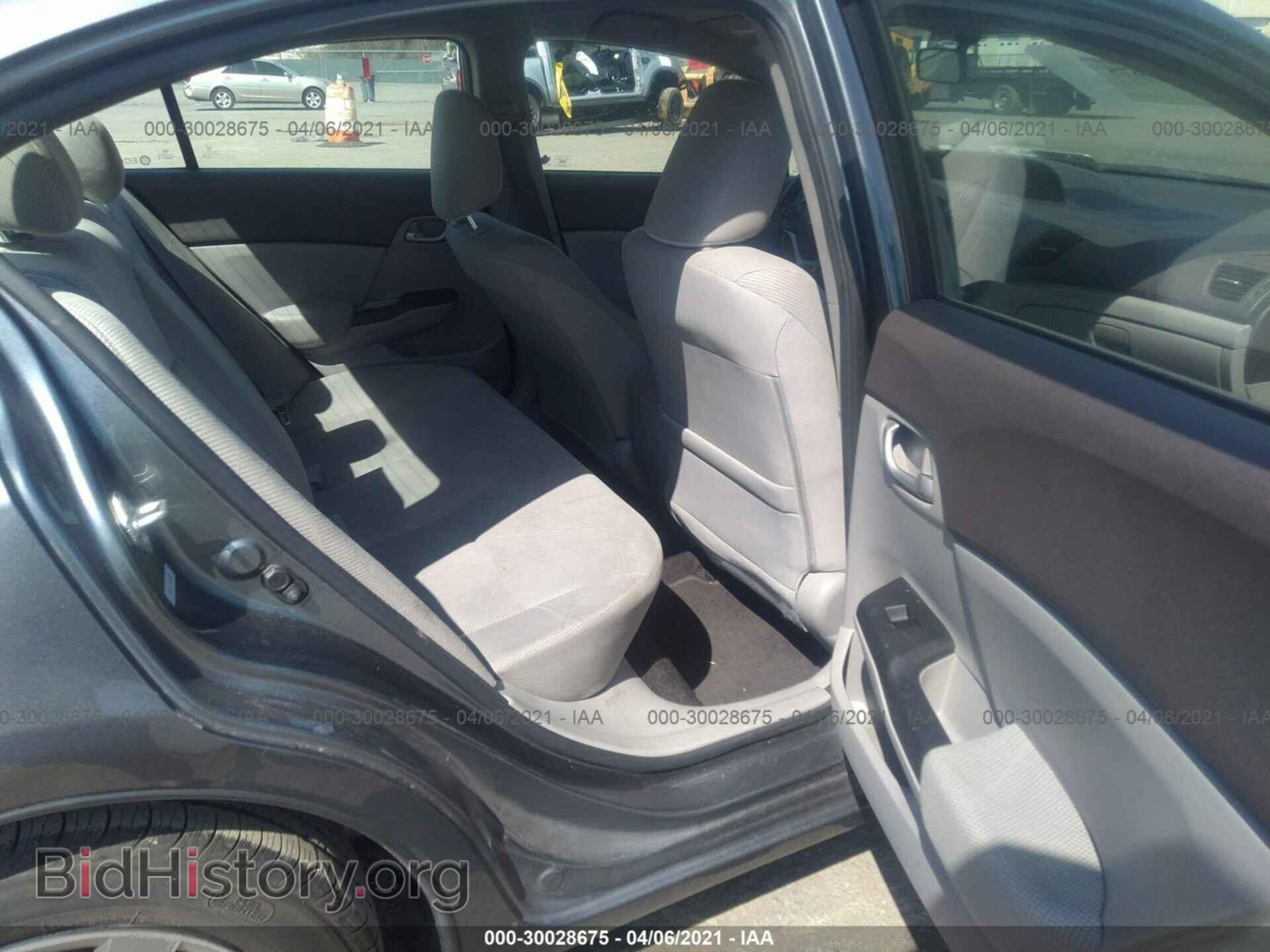 2012 HONDA CIVIC SDN - VIN: 2HGFB2F52CH320280 - Фото 8