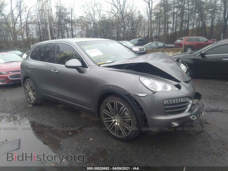 2012 Porsche CAYENNE S (VIN WP1AB2A20CLA48187) — photo 1 of 11, IAAI, damage: front end