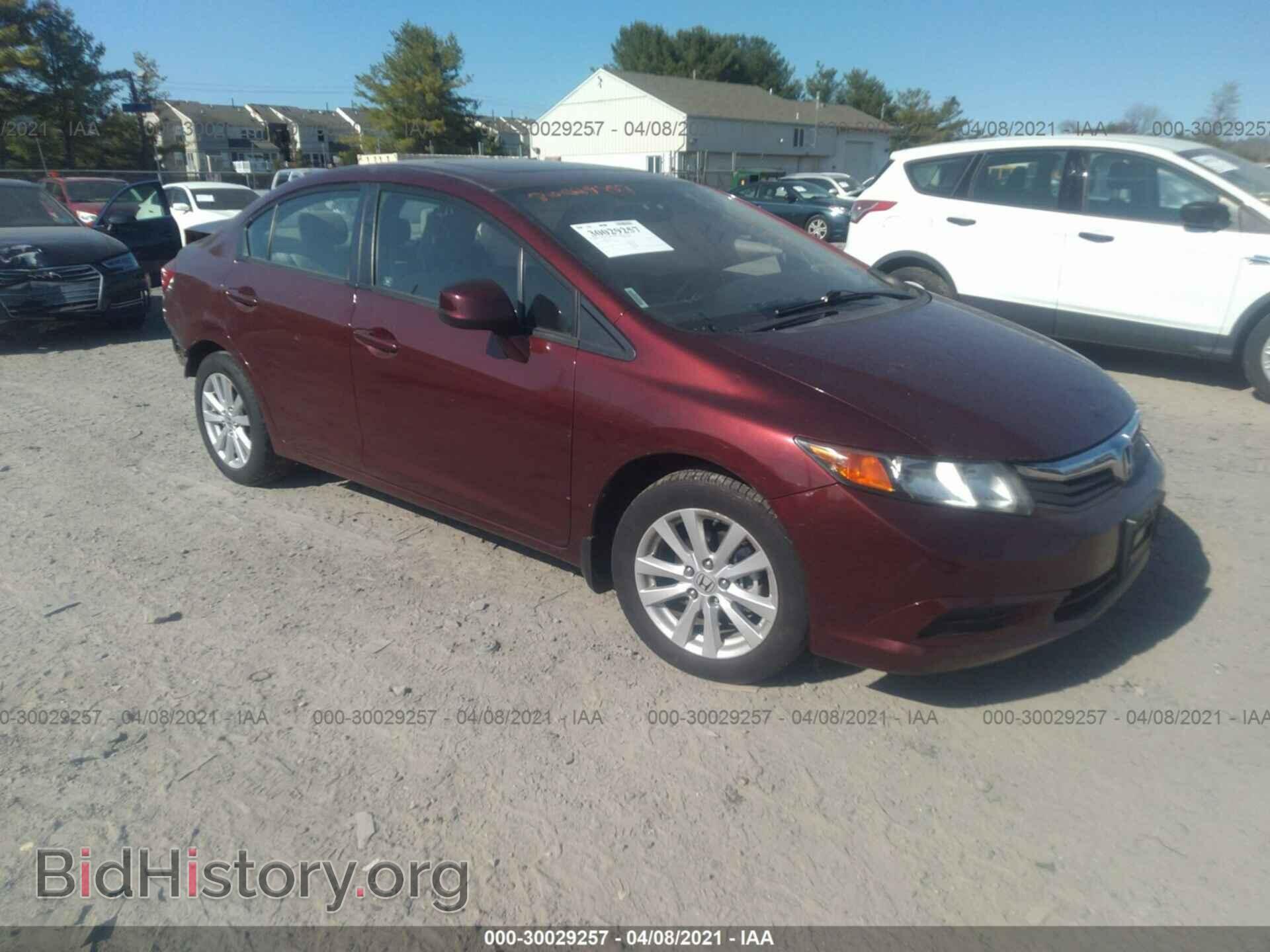 Photo 2HGFB2F86CH534781 - HONDA CIVIC SDN 2012