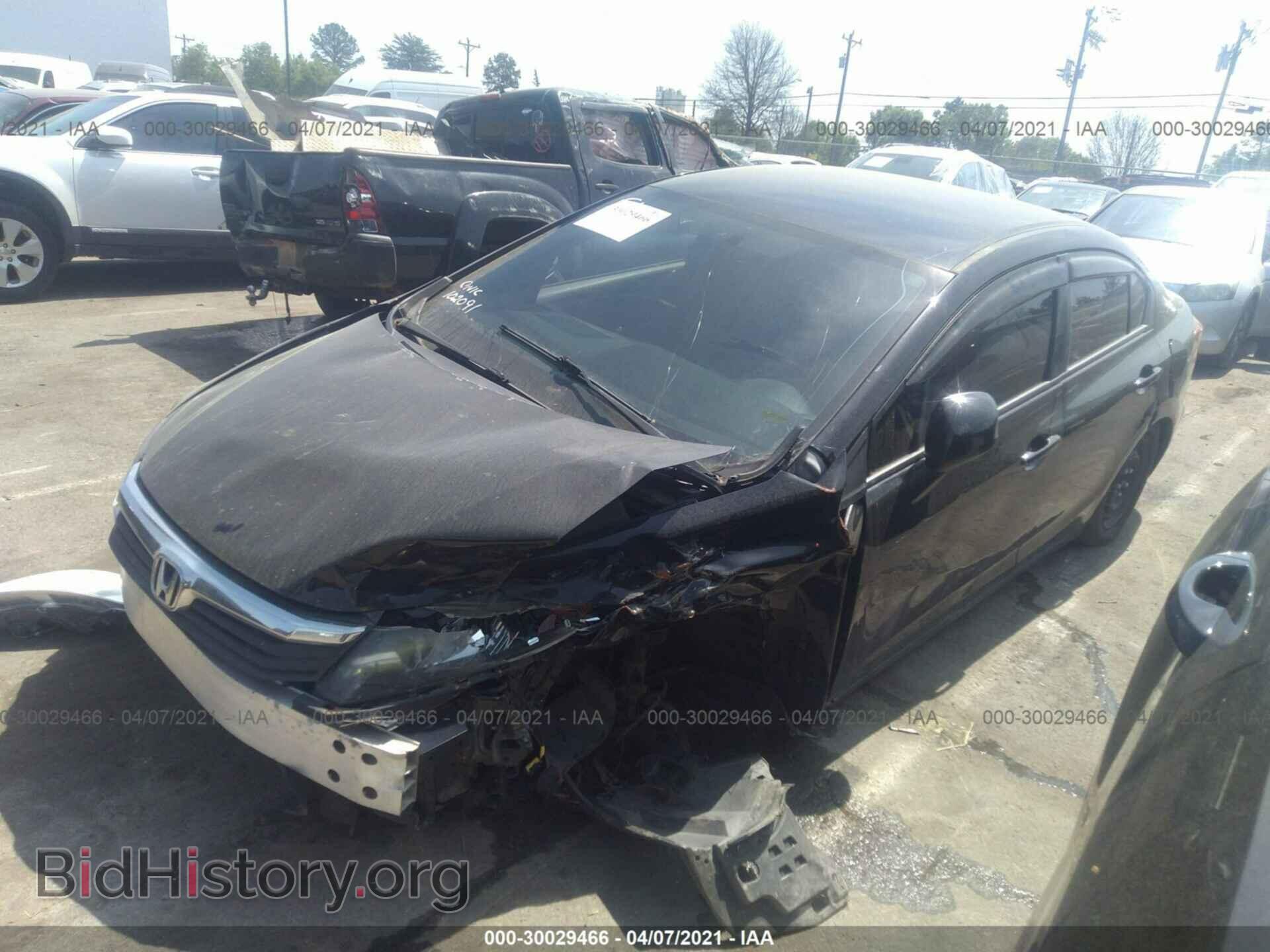 2012 HONDA CIVIC SDN - VIN: 19XFB2F52CE102091 - Фото 2