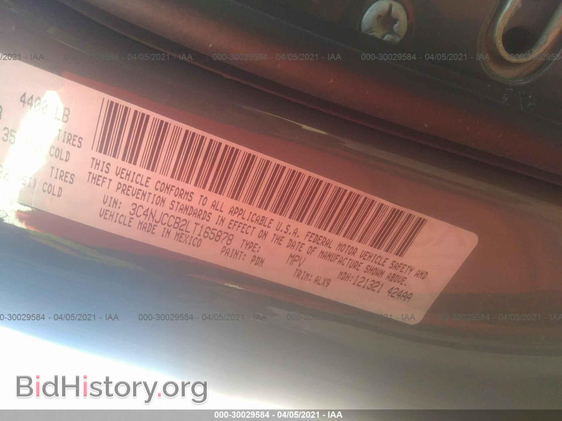 2020 JEEP COMPASS - VIN: 3C4NJCCB2LT165878 - Photo 9