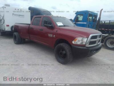2014 RAM 3500 Tradesman, burgundy — VIN 3C63RRGLXEG228234, IAAI